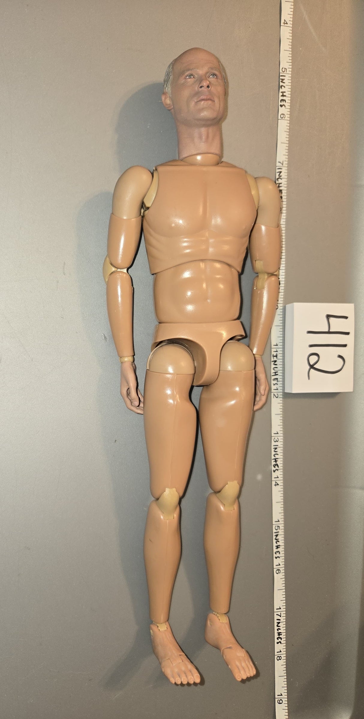 1:6 Scale WWII German Nude Figure - DID Ed Harris Enemy at the Gates