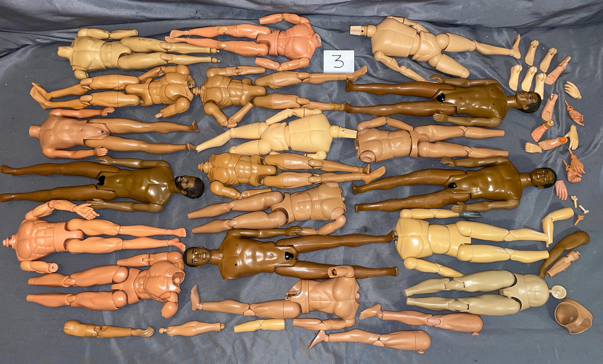 1/6 Scale Broken Bodies Nude Figure Lot