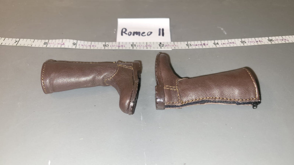 1/6 Scale WWII German Leather Jack Boots - ITPT Luftwaffe