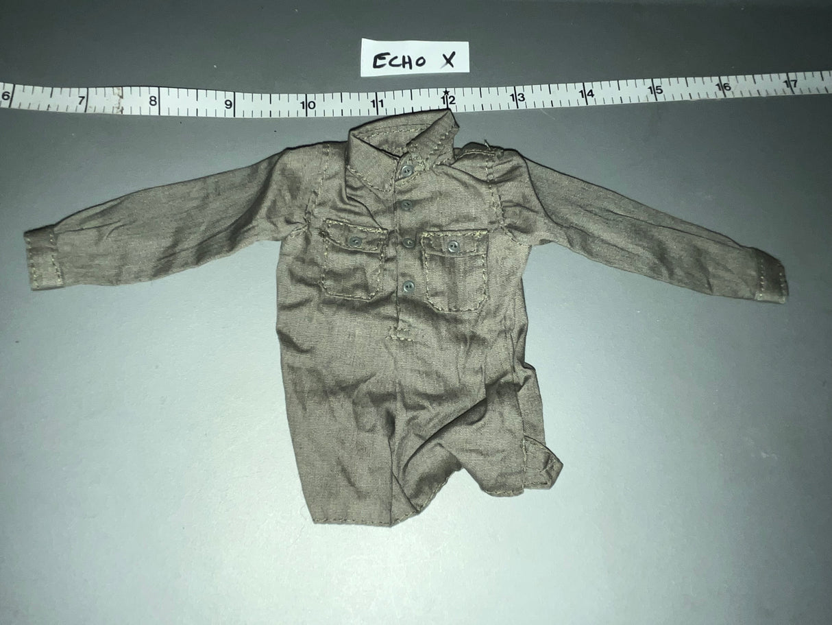 1/6 Scale WWII German Grey Work Shirt - BDF