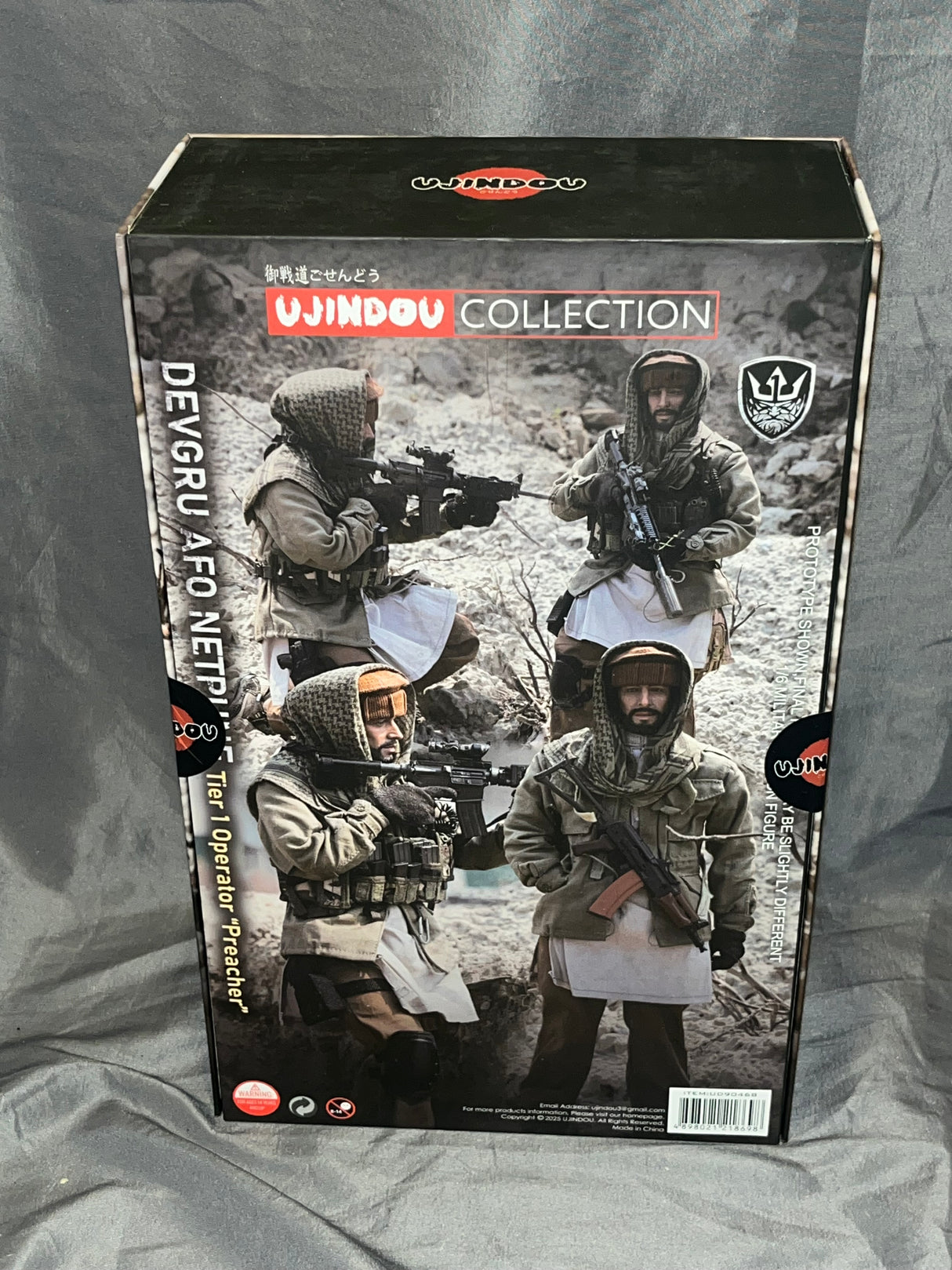 1/6 Scale Modern Era US DEVGRU AFO Neptune Tier I Operator "Preacher" Action Figure - NIB Ujindou UD9046B