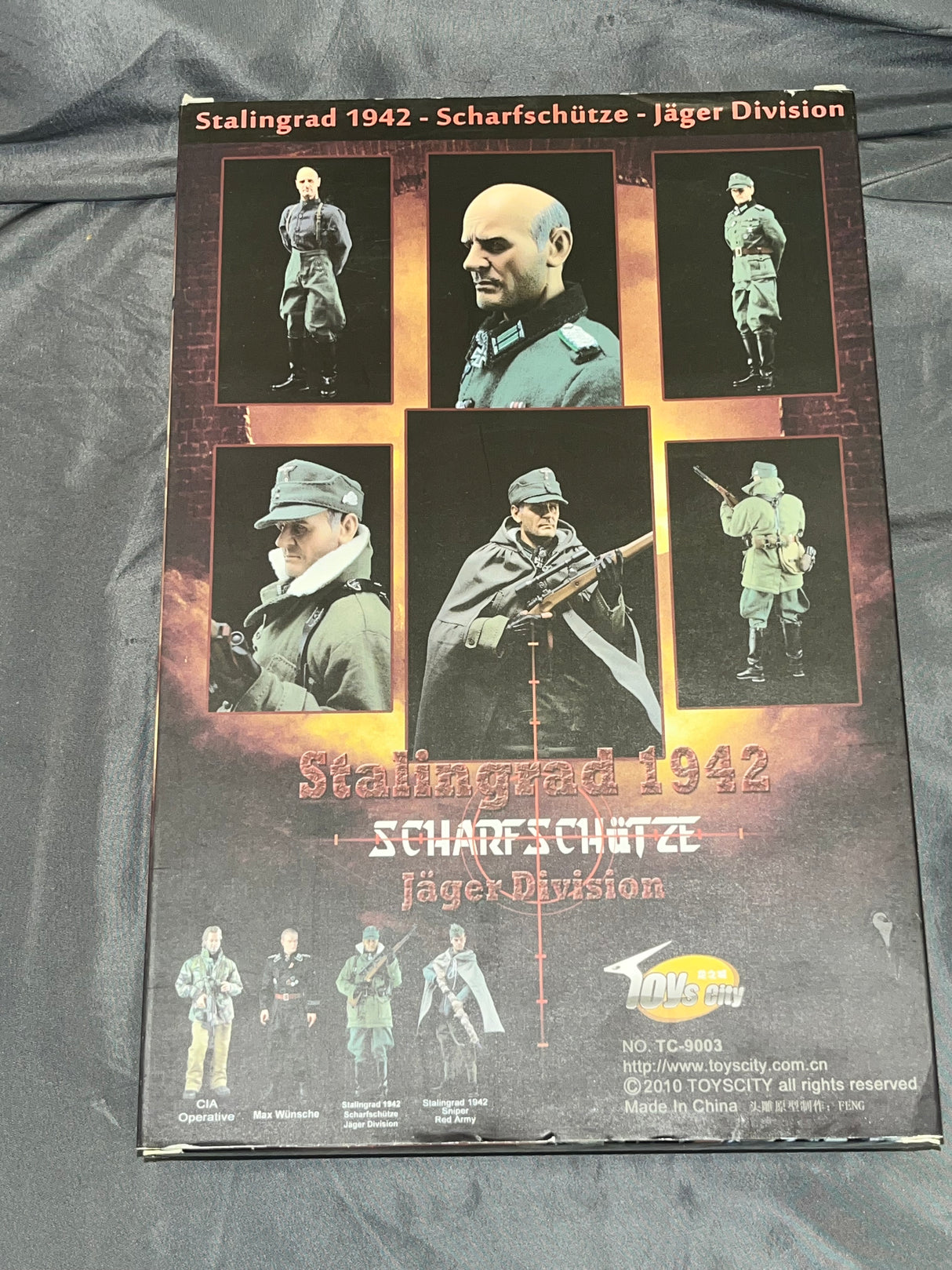 1/6 Scale WWII German Major Konig Stalingrad 1942 - Scharfschütze - Jäger Division - NIB Toys City