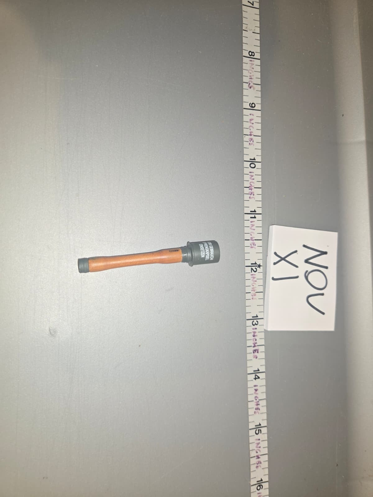 1/6 Scale WWII German Wood and Metal Grenade