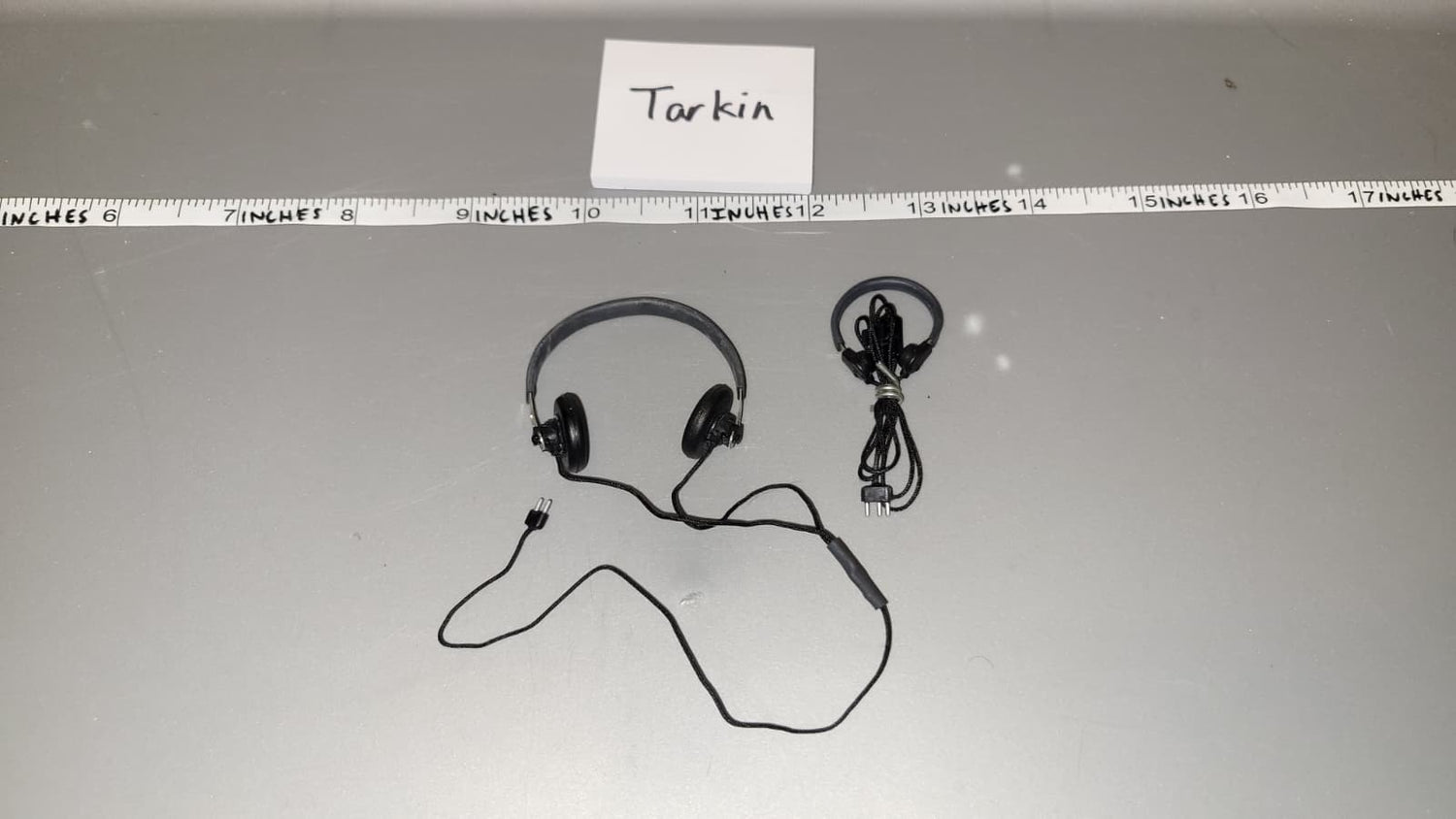 1/6 Scale WWII German Tanker Head Phones Set