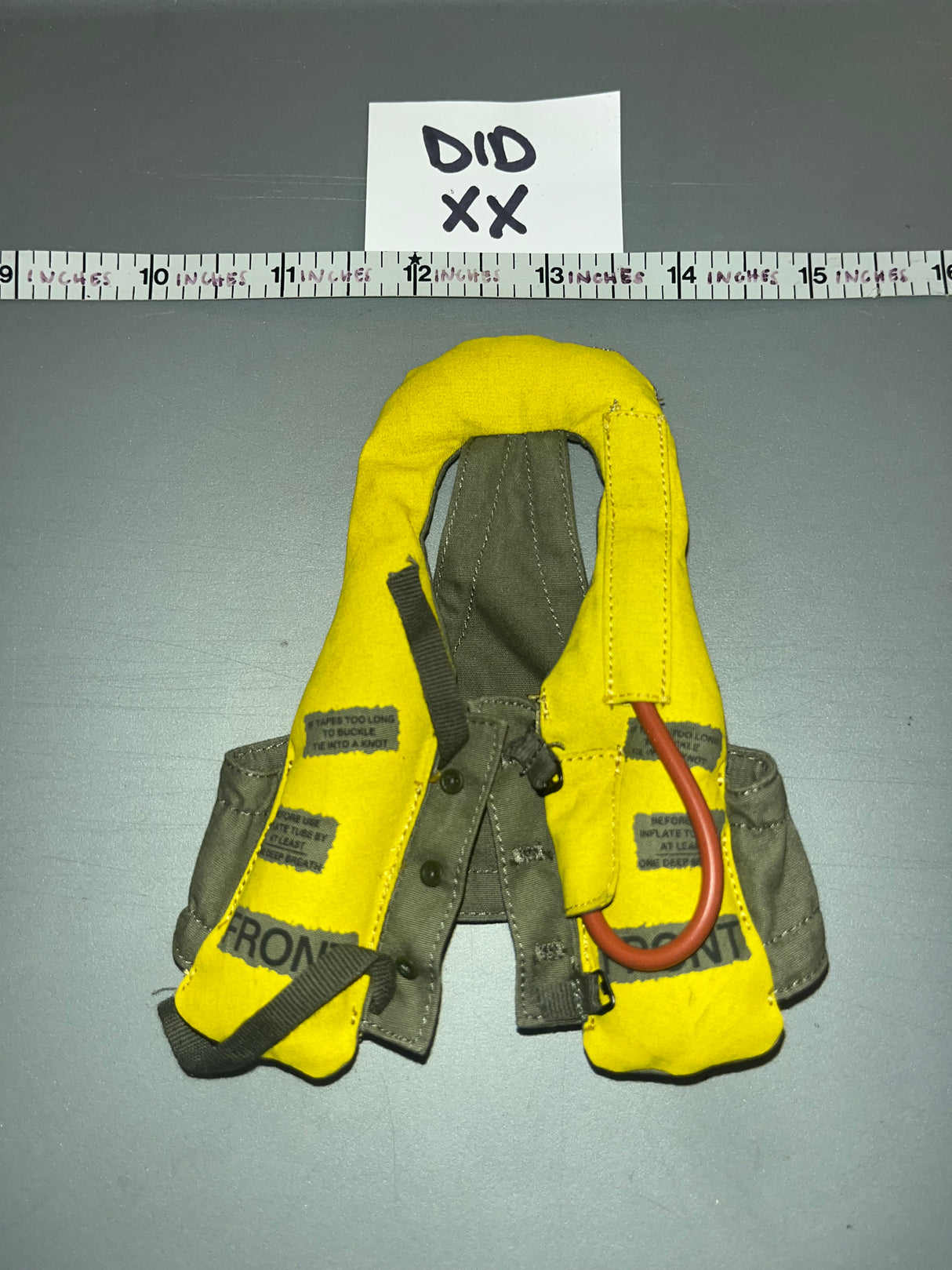 1/6 Scale WWII British Life Vest - DID Royal Air Force Pilot Tom