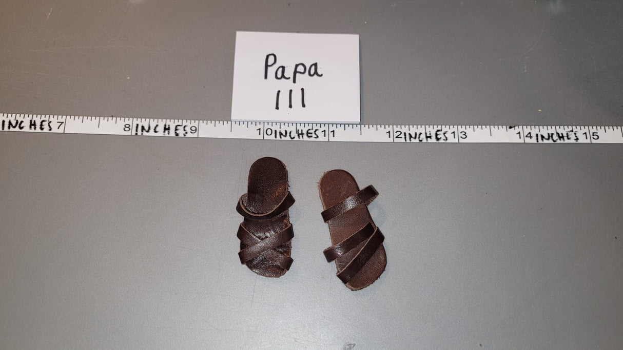 1/6 Scale Medieval Ancient Leather Sandals