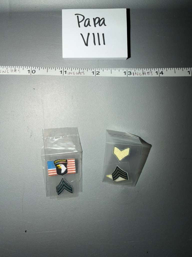 1:6 WWII US Paratrooper Patch Lot