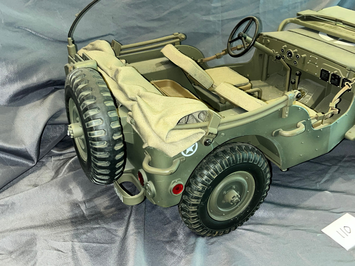 1/6 Scale WWII US Jeep - Ultimate Soldier - Weathered