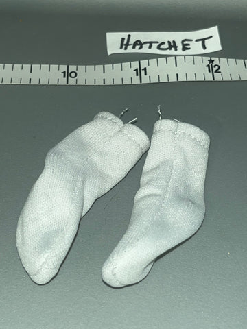 1:6 Scale Modern Era White Socks