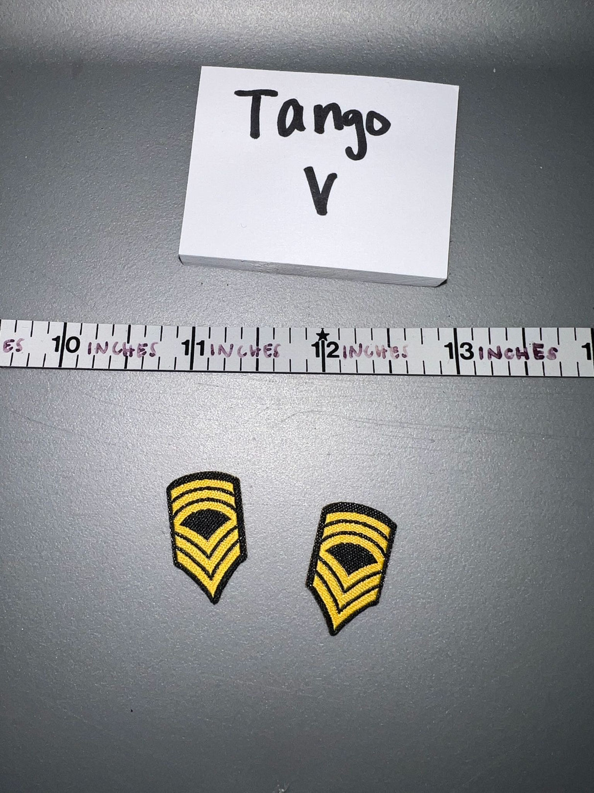 1/6 Scale Vietnam US Rank Patch Insignia - Soldier Story