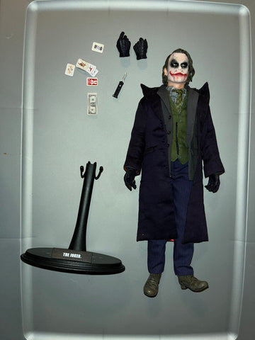 1/6 Scale The Joker MMS 68- Batman The Dark Knight - Hot Toys Loose