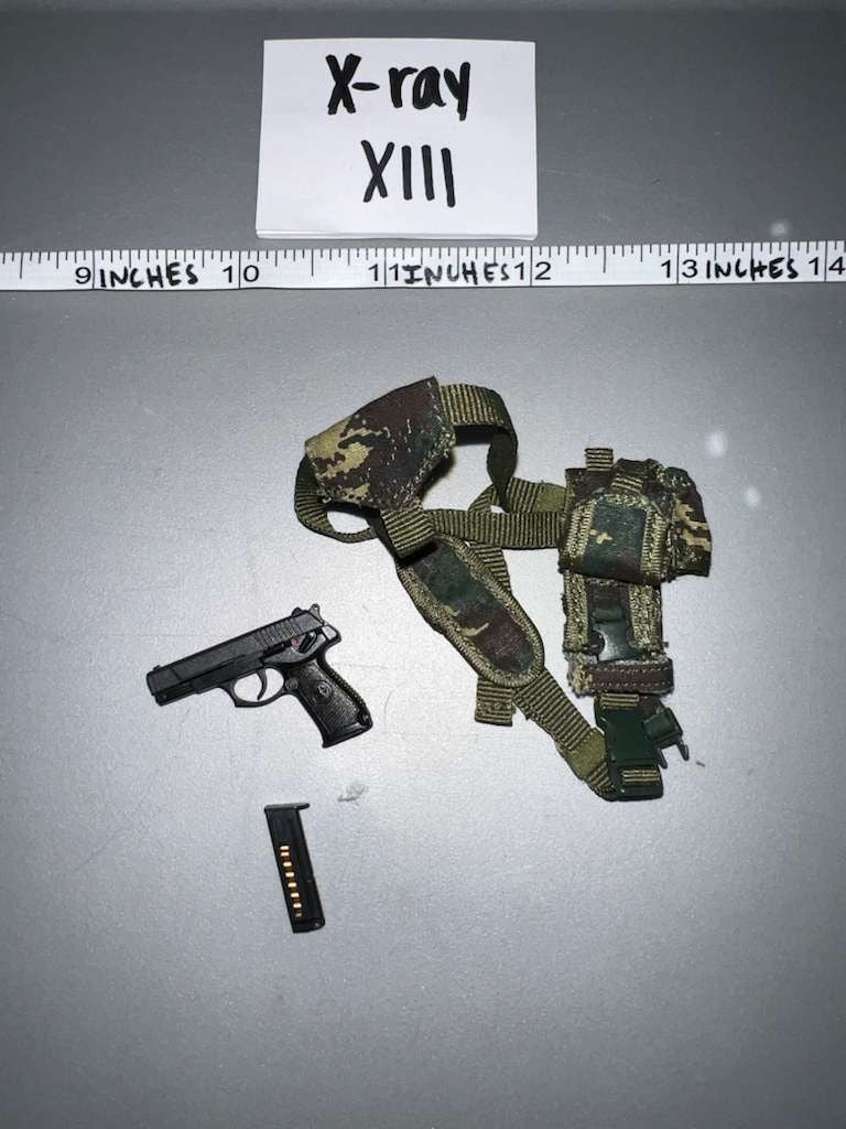 1/6 Scale Modern Pistol and Holster
