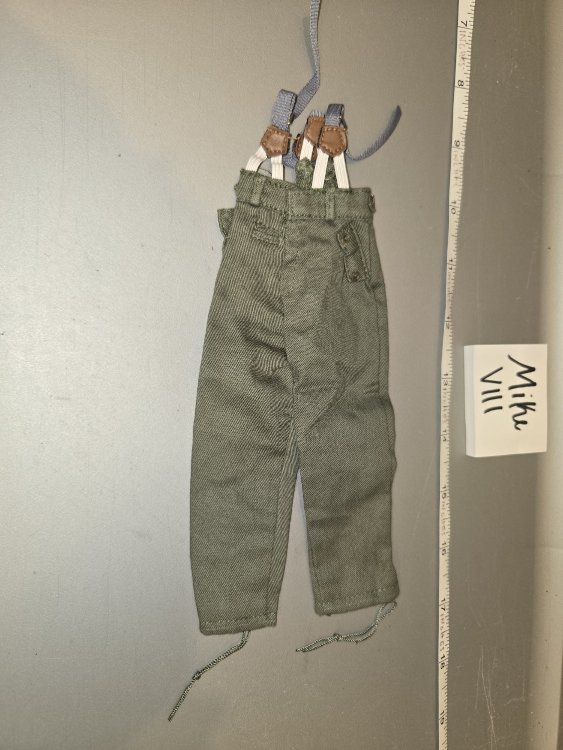 1/6 Scale WWII German Pants with Suspenders - Mike VIII