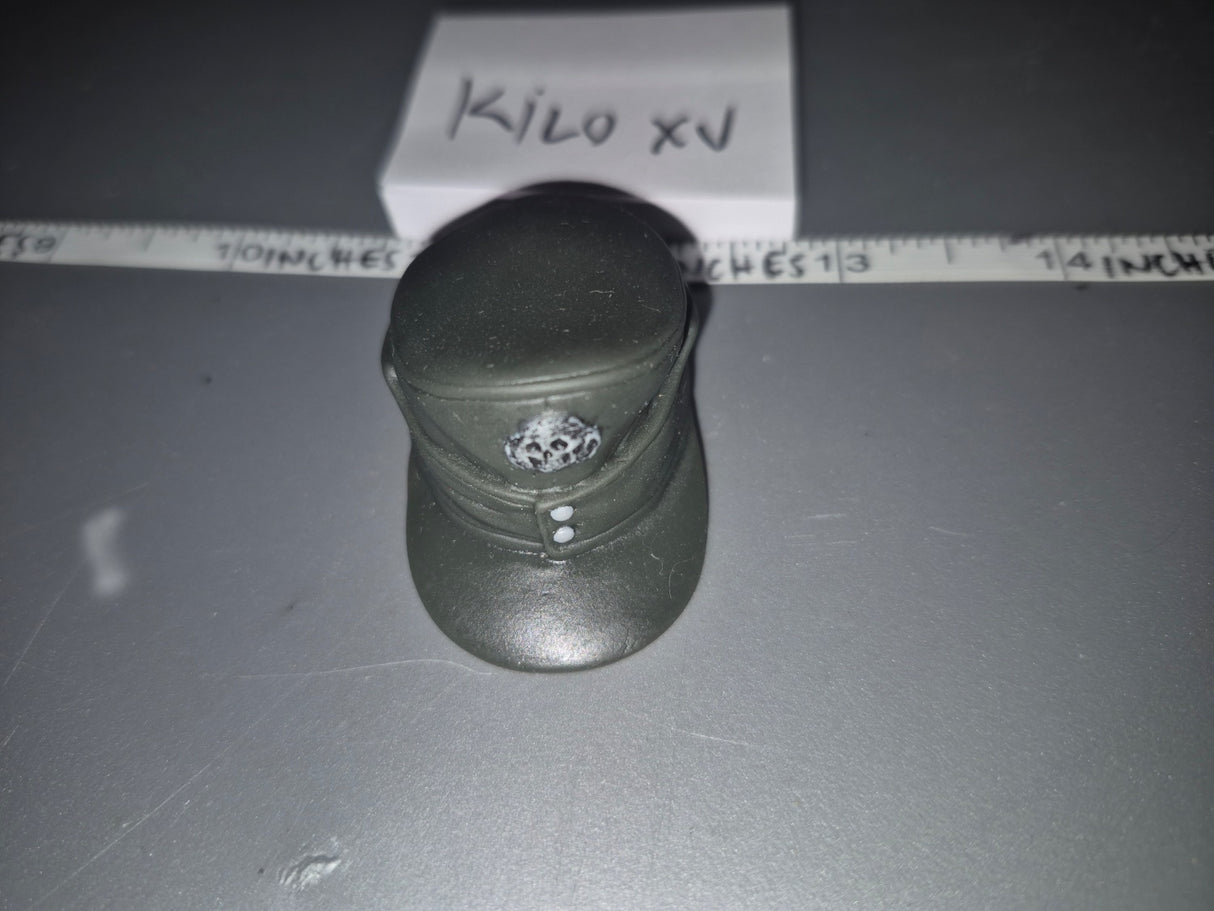 1/6 Scale WWII German Field Cap with Skull Insignia