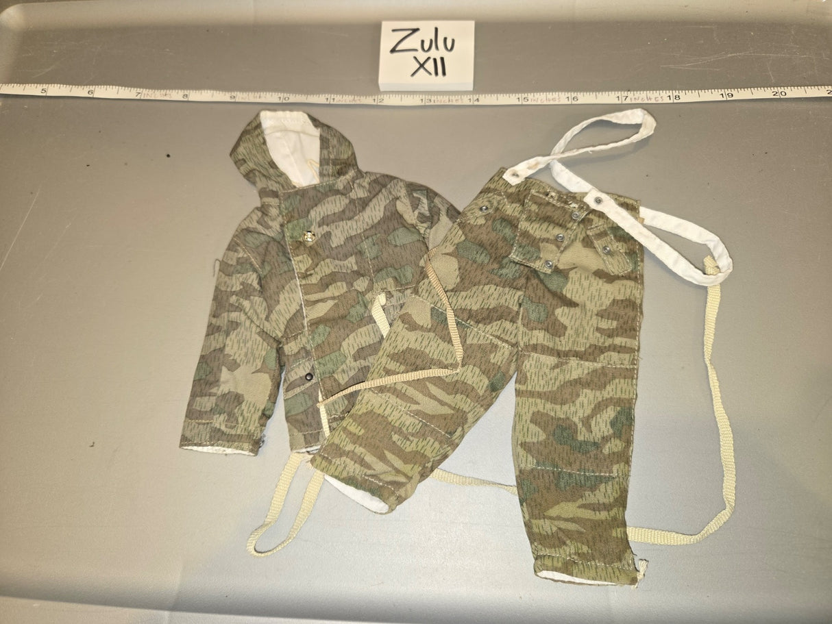 1/6 Scale WWII German Splinter Camouflage Uniform Set - Zulu XII