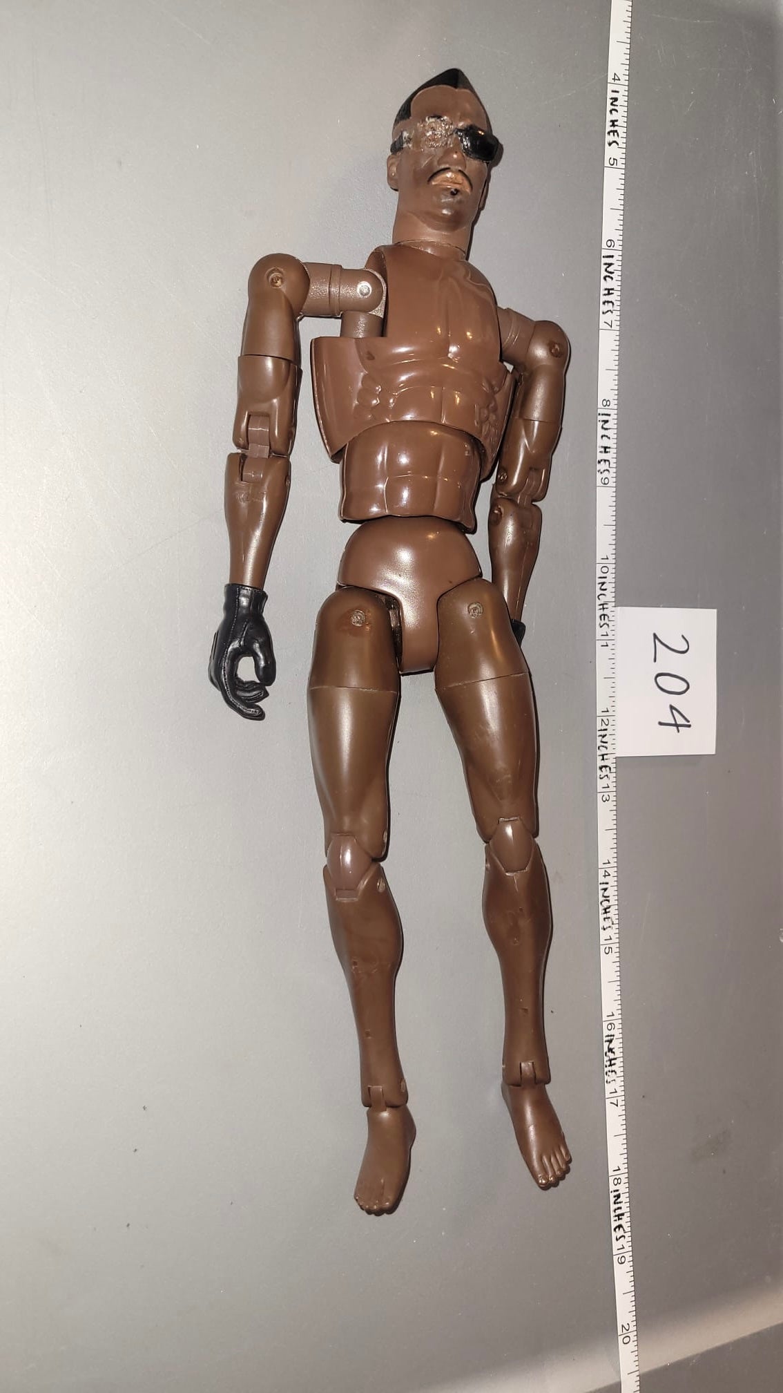 1/6 Scale Nude Balde Figure - African American - Damaged Head