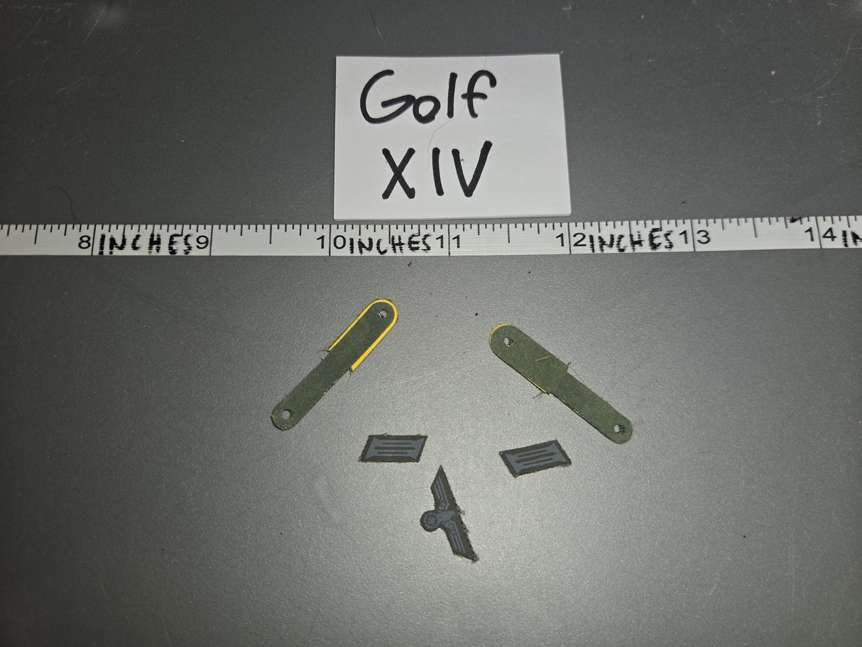 1/6 Scale WWII German Insignia Lot