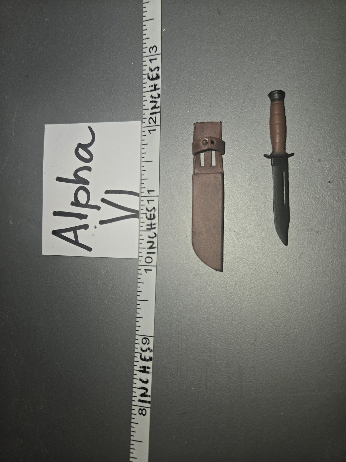 1/6 Scale WWII US Ka-Bar Knife - Marine USMC