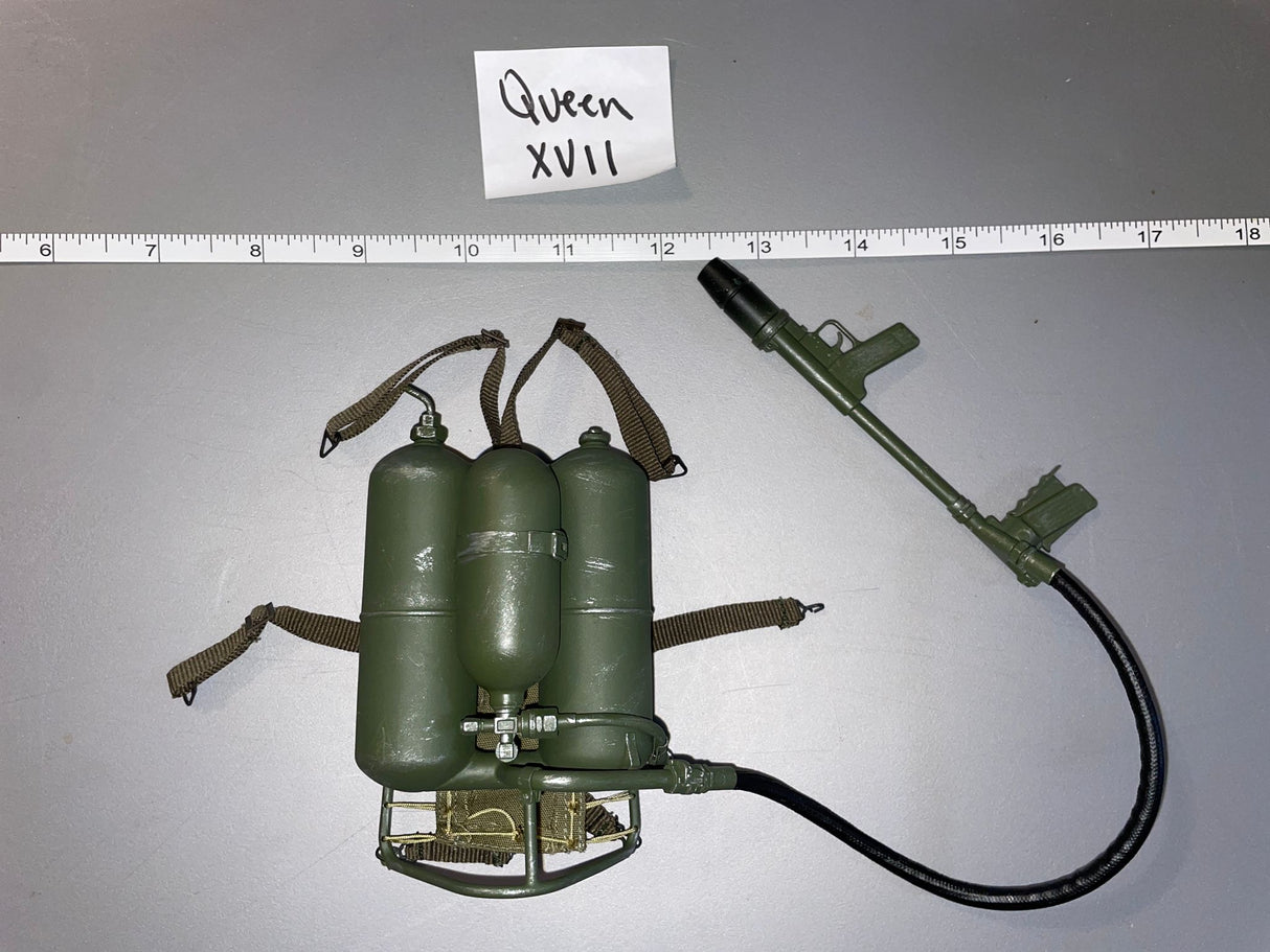 1/6 Scale WWII US Metal Flame Thrower - Soldier Story US Marine