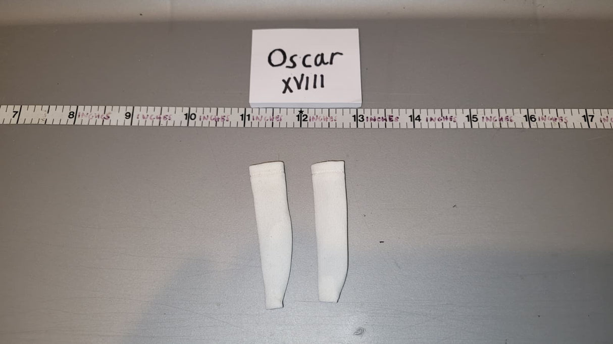 1:6 Scale Modern Era White Socks