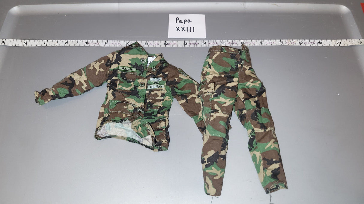 1/6 Scale Modern Era Woodland BDU Uniform