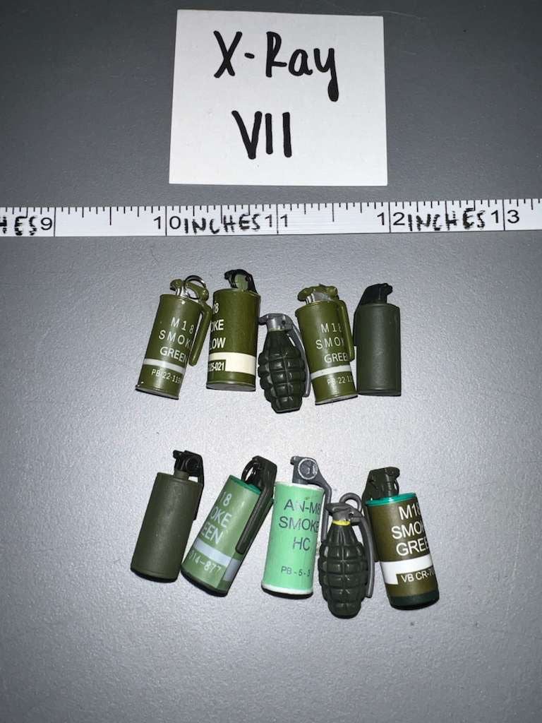 1/6 Scale WWII US Grenade Lot