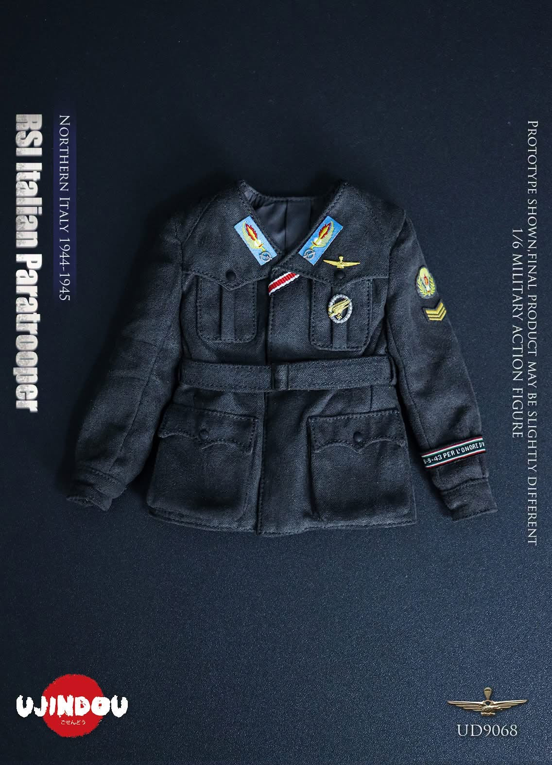 *Preorder* 1/6 RSI Italian Paratrooper, Northern Italy 1944-1945 UD9068- Ujindou