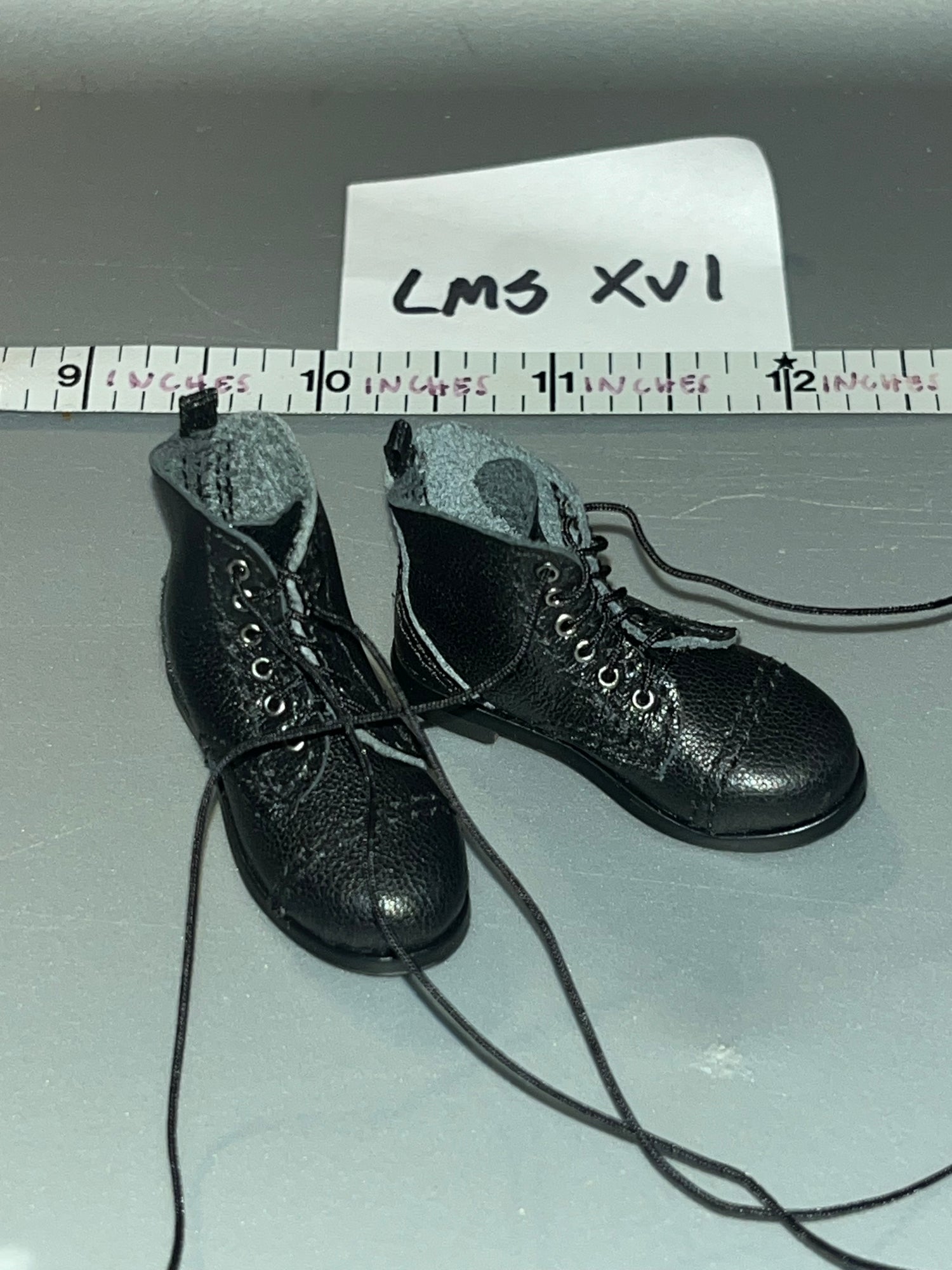 1:6 Scale WWII British Leather Boots - Ujindou Black Watch