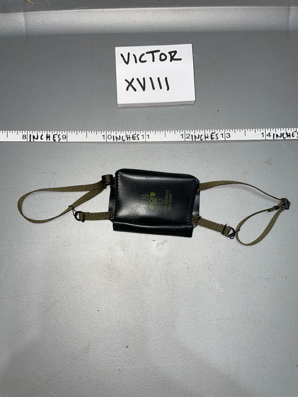 1/6 Scale WWII US Cloth Gas Mask Bag