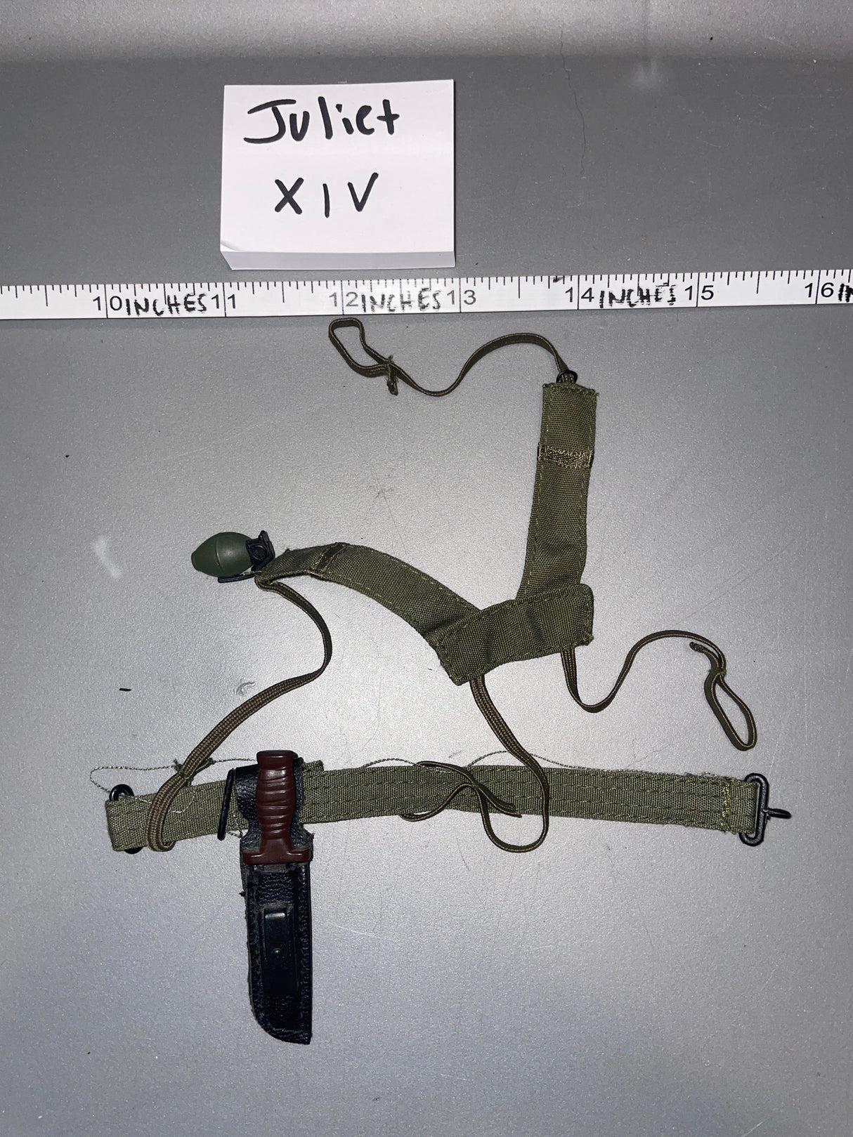 1/6 Scale Vietnam US Belt and Suspenders