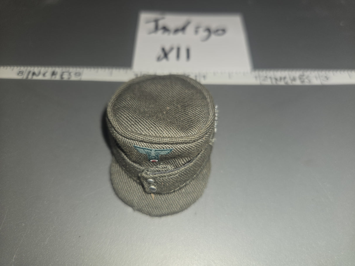 1/6 Scale WWII German Grey Field Cap - Gebirgsjager