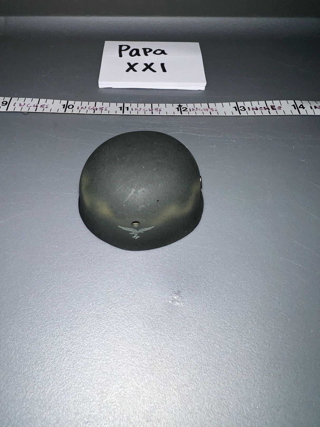 1/6 Scale WWII German Metal Fallschirmjager Helmet -