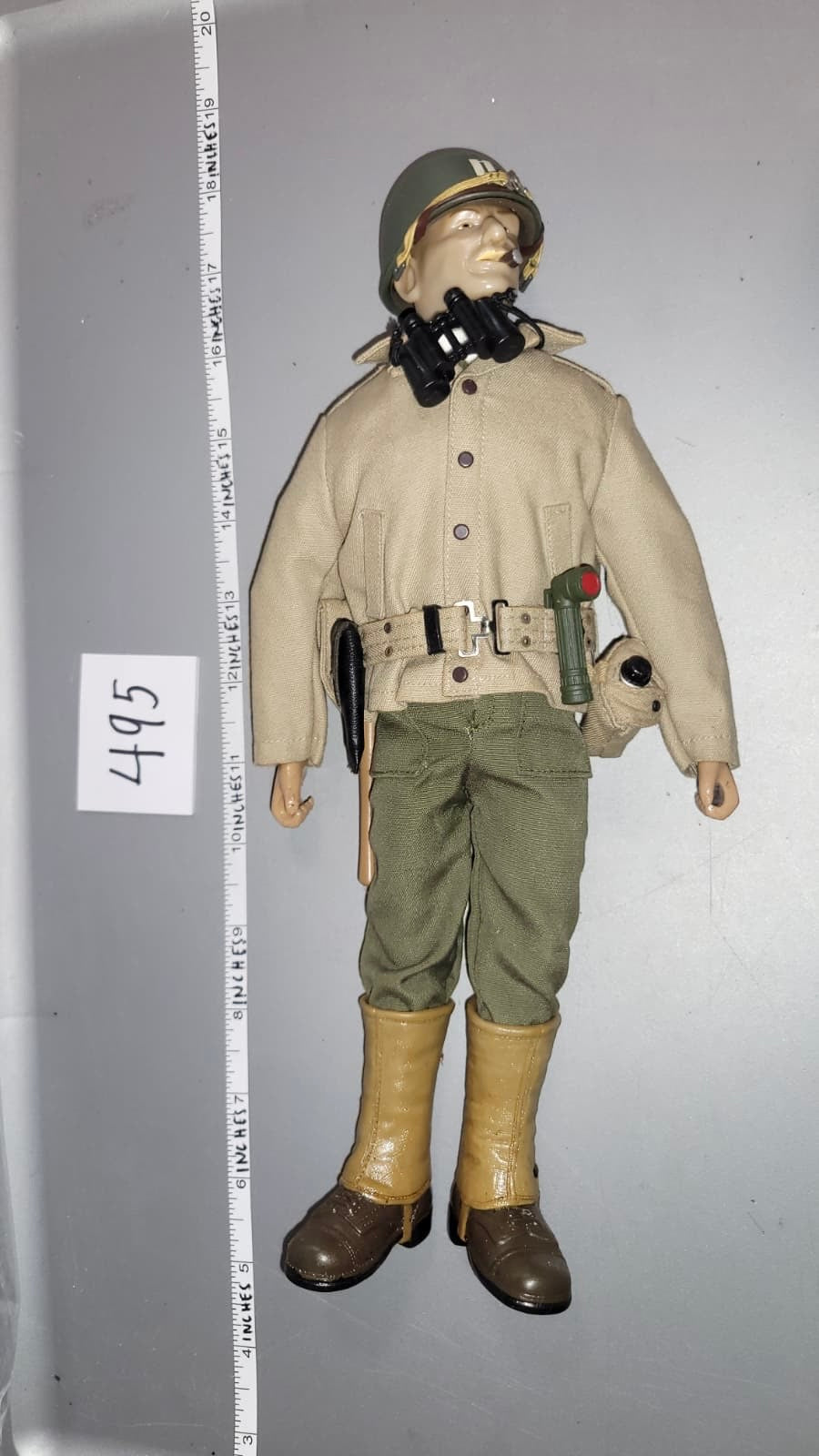 1:6 Scale WWII US Infantry Officer Dressed Figure