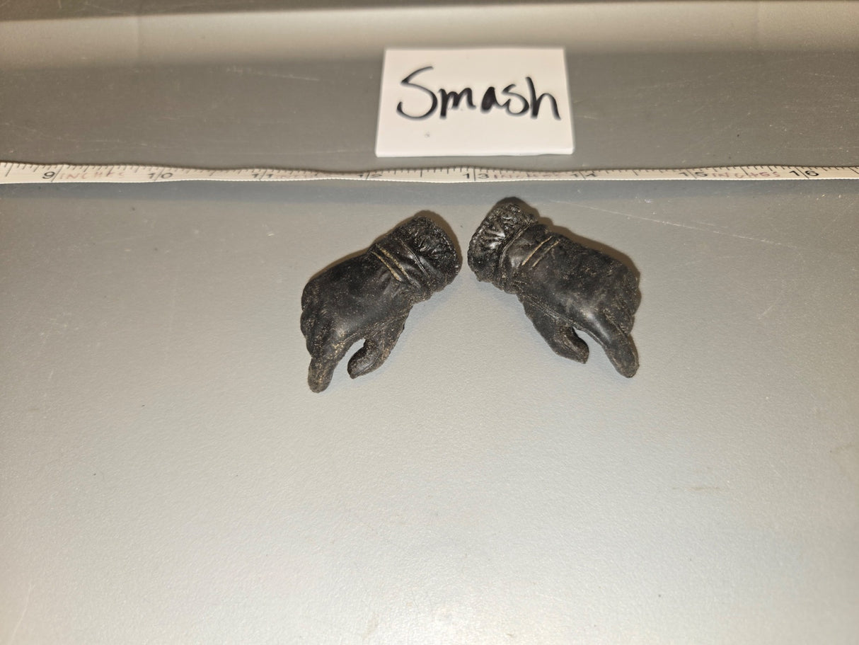 1/6 Scale Modern Era Black Combat Gloves - Smash