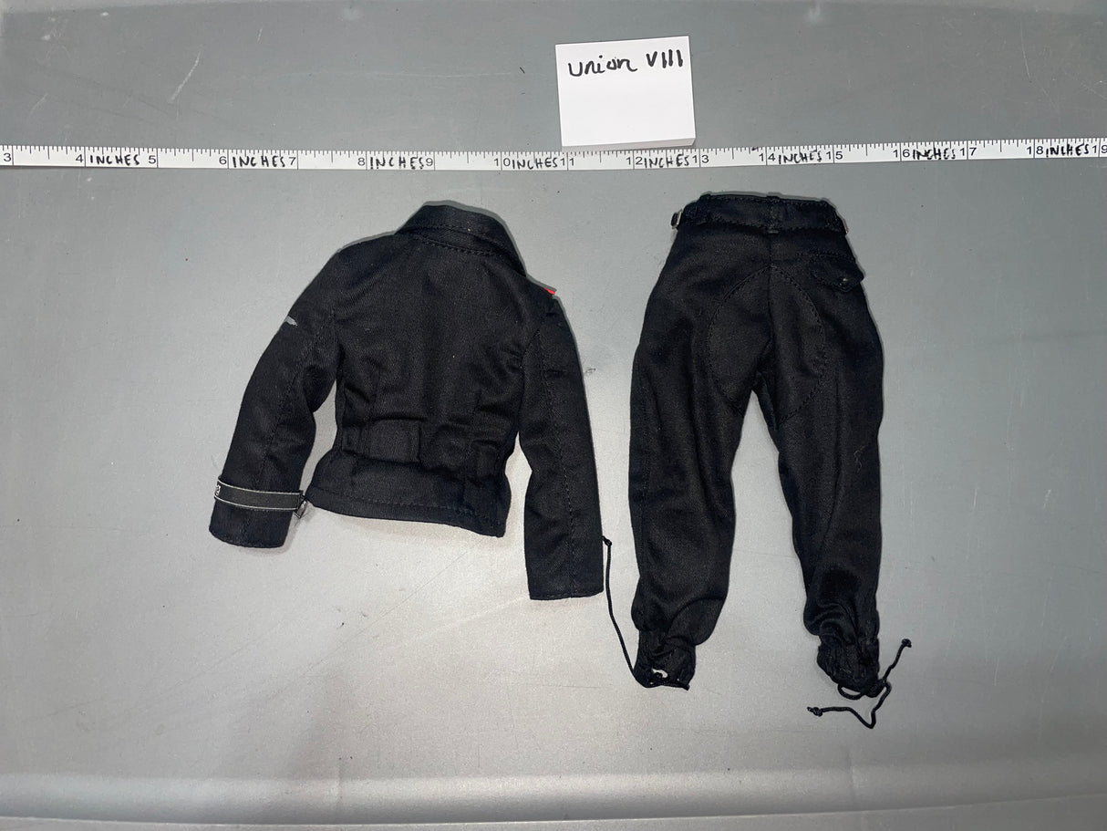 1/6 Scale WWII German Panzer Black Tanker Uniform