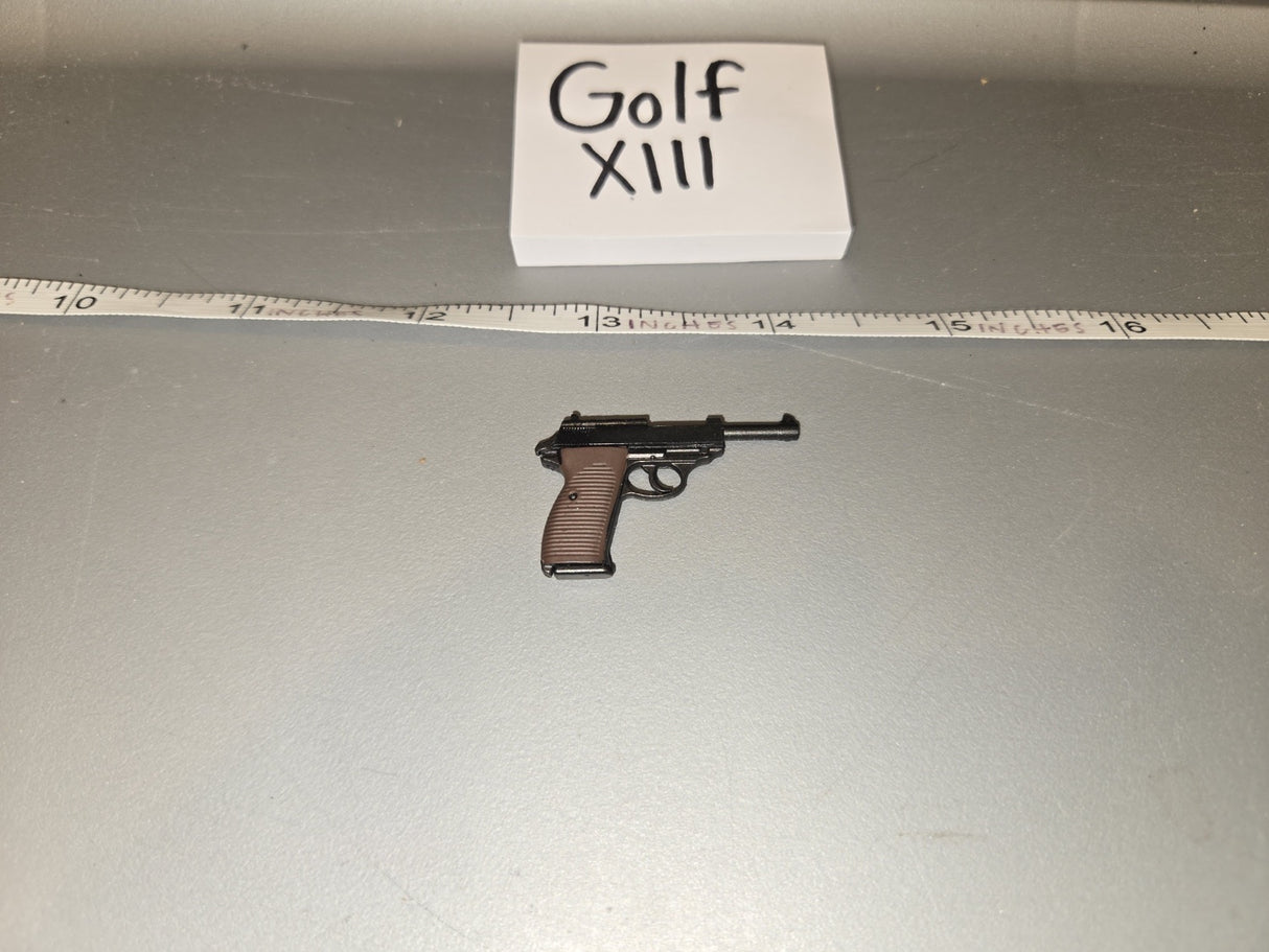 1/6 Scale WWII German Walther P38 Pistol - Golf XIII