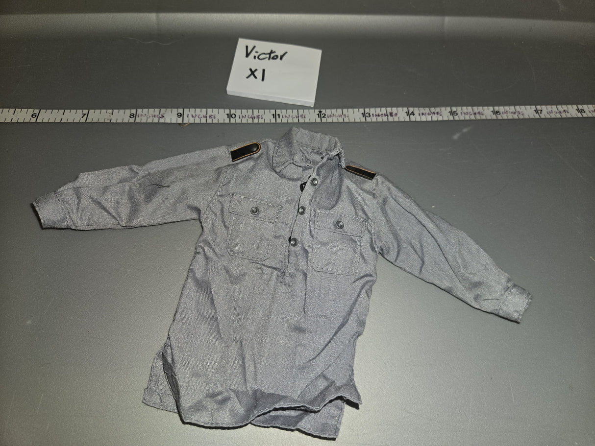 1/6 Scale WWII German Grey Work Shirt