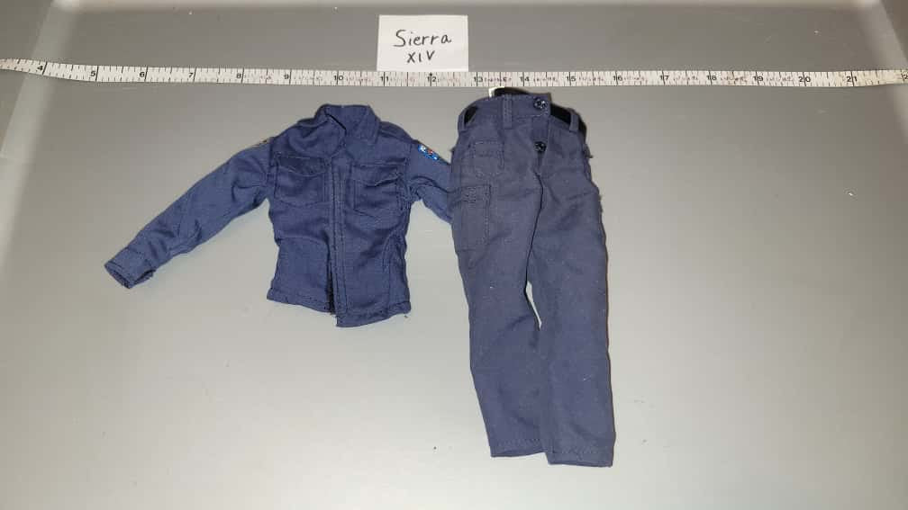 1/6 Scale Modern Era Police Blue BDU Uniform - Female