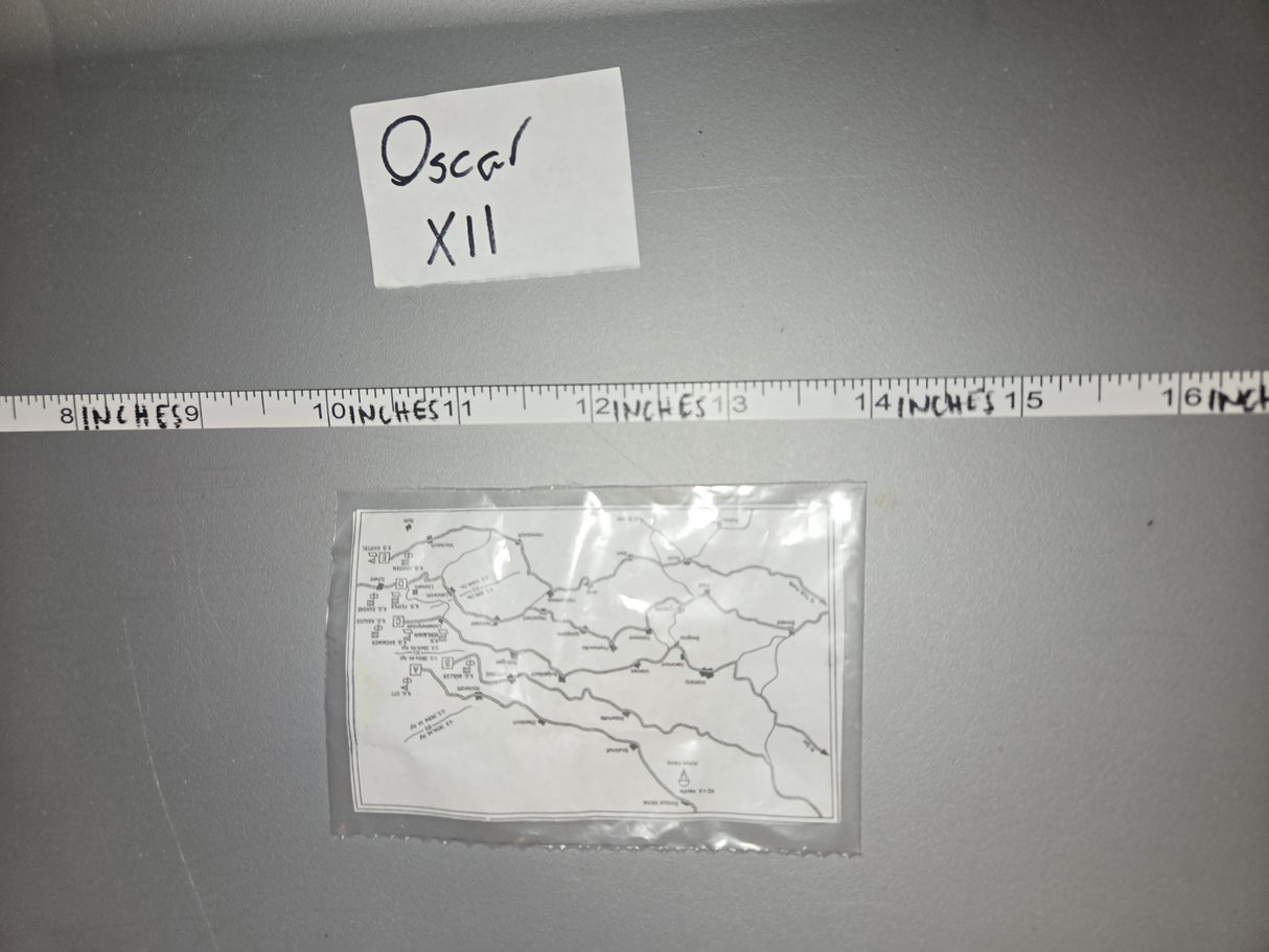 1:6 Scale WWII German Map