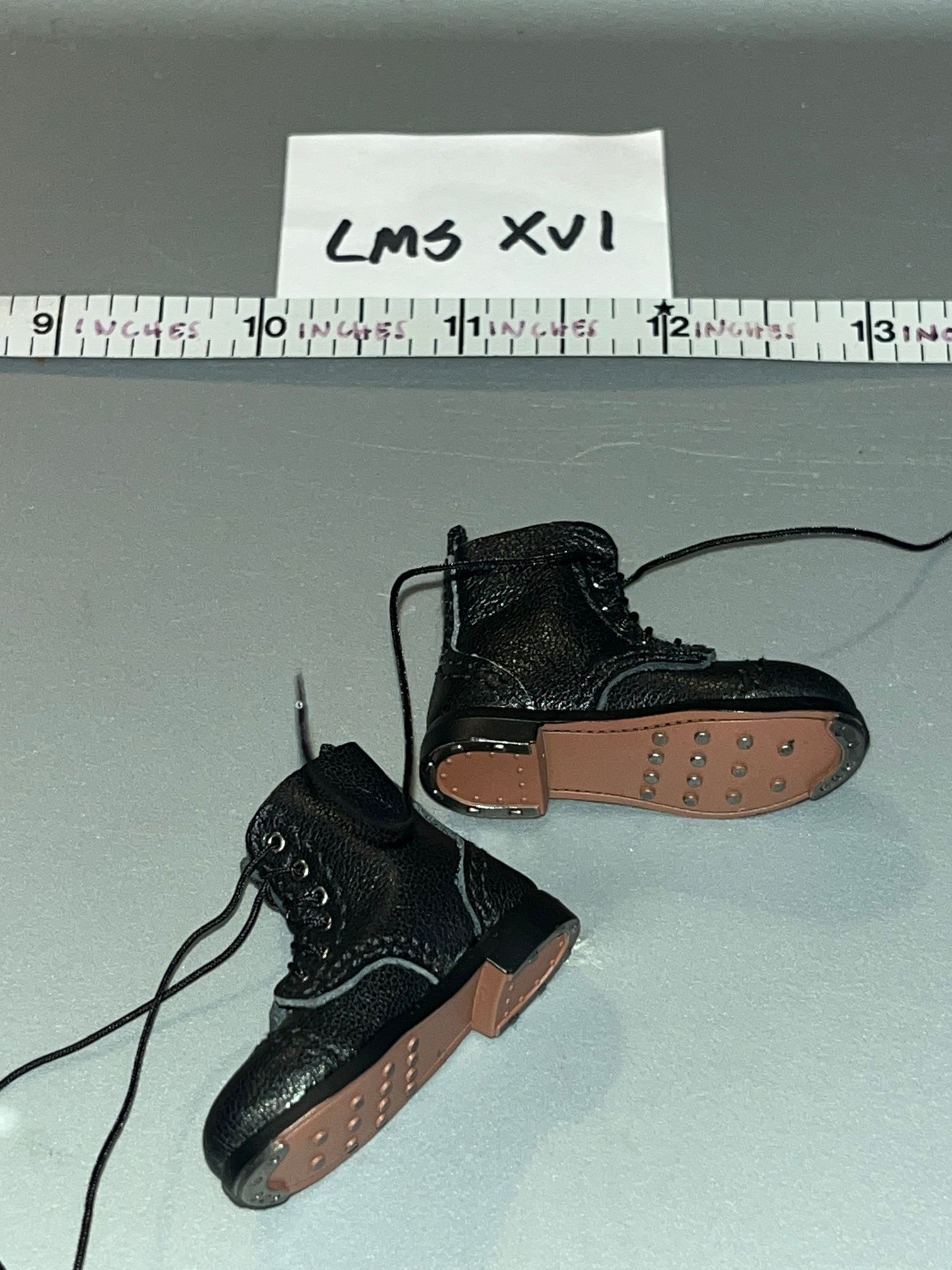 1:6 Scale WWII British Leather Boots - Ujindou Black Watch