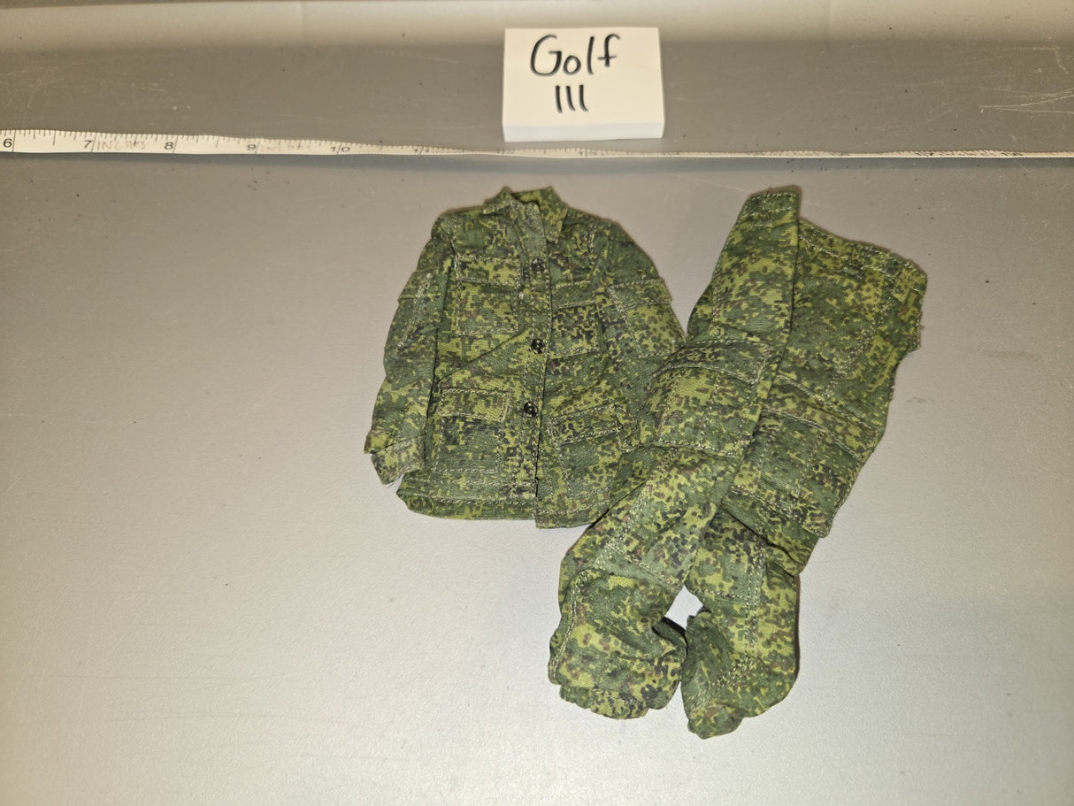 1/6 Scale Modern Russian Digital Flora Camouflage Uniform - Golf III
