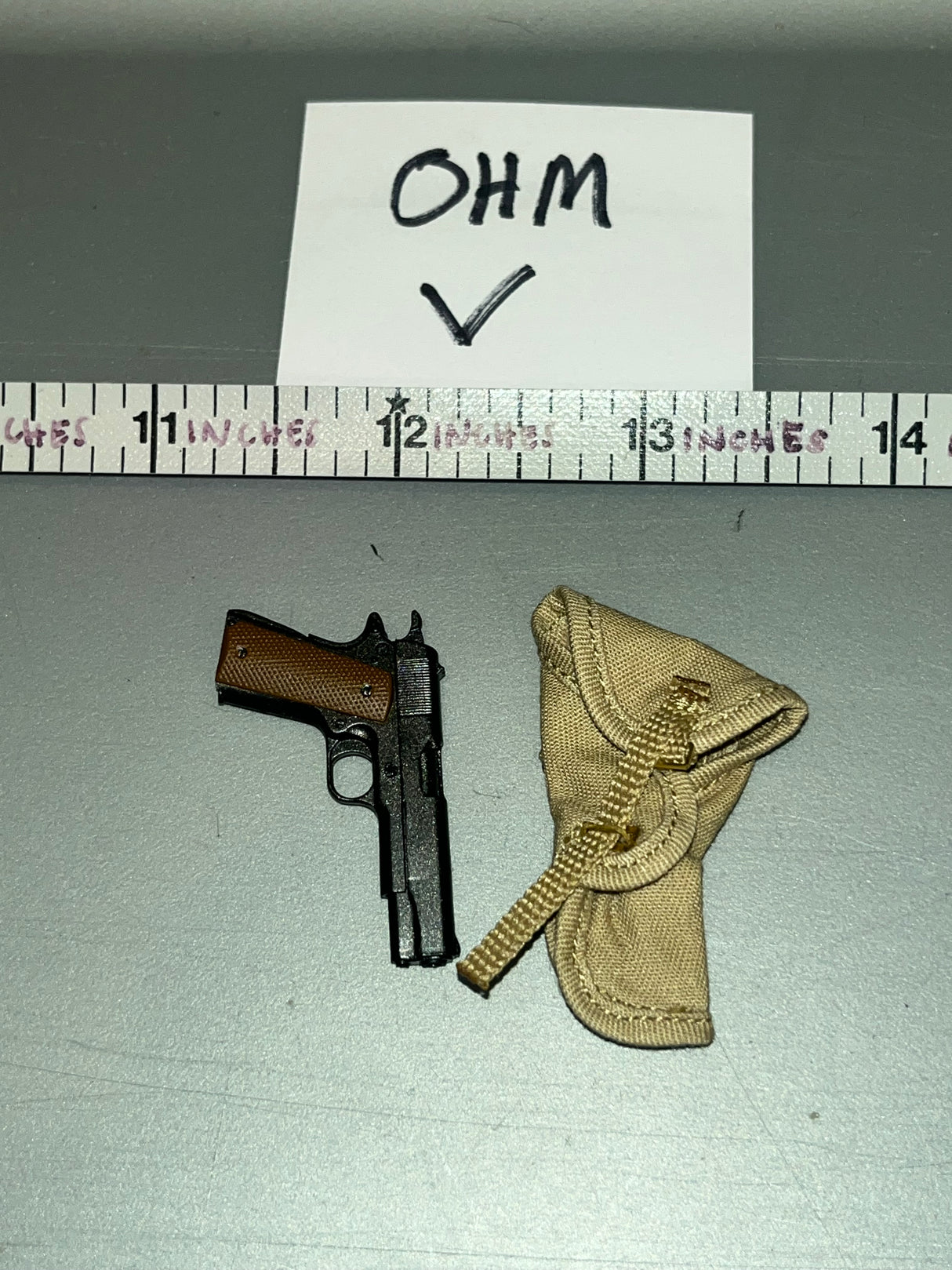 1/6 Scale WWII British Pistol and Holster - UJINDOU Operation Market Garden Paratrooper