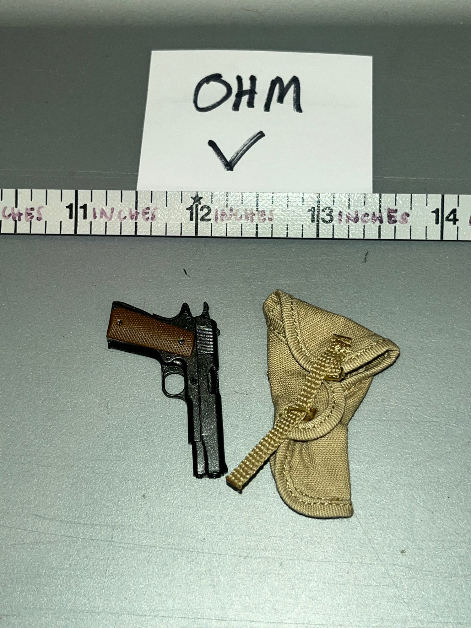 1/6 Scale WWII British Pistol and Holster - UJINDOU Operation Market Garden Paratrooper