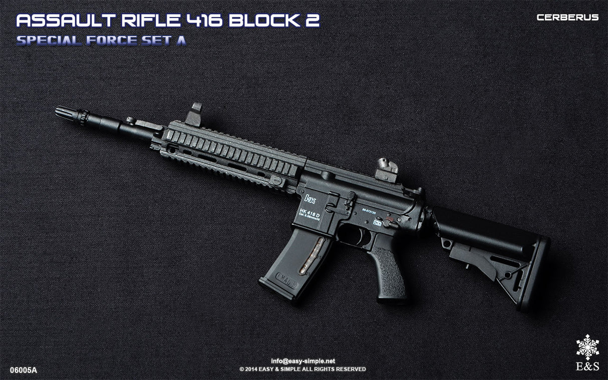 1/6 Scale Modern Era ASSAULT RIFLE 415 BLOCK 2 Weapons Set - NIB Easy and Simple Set A - BCSI