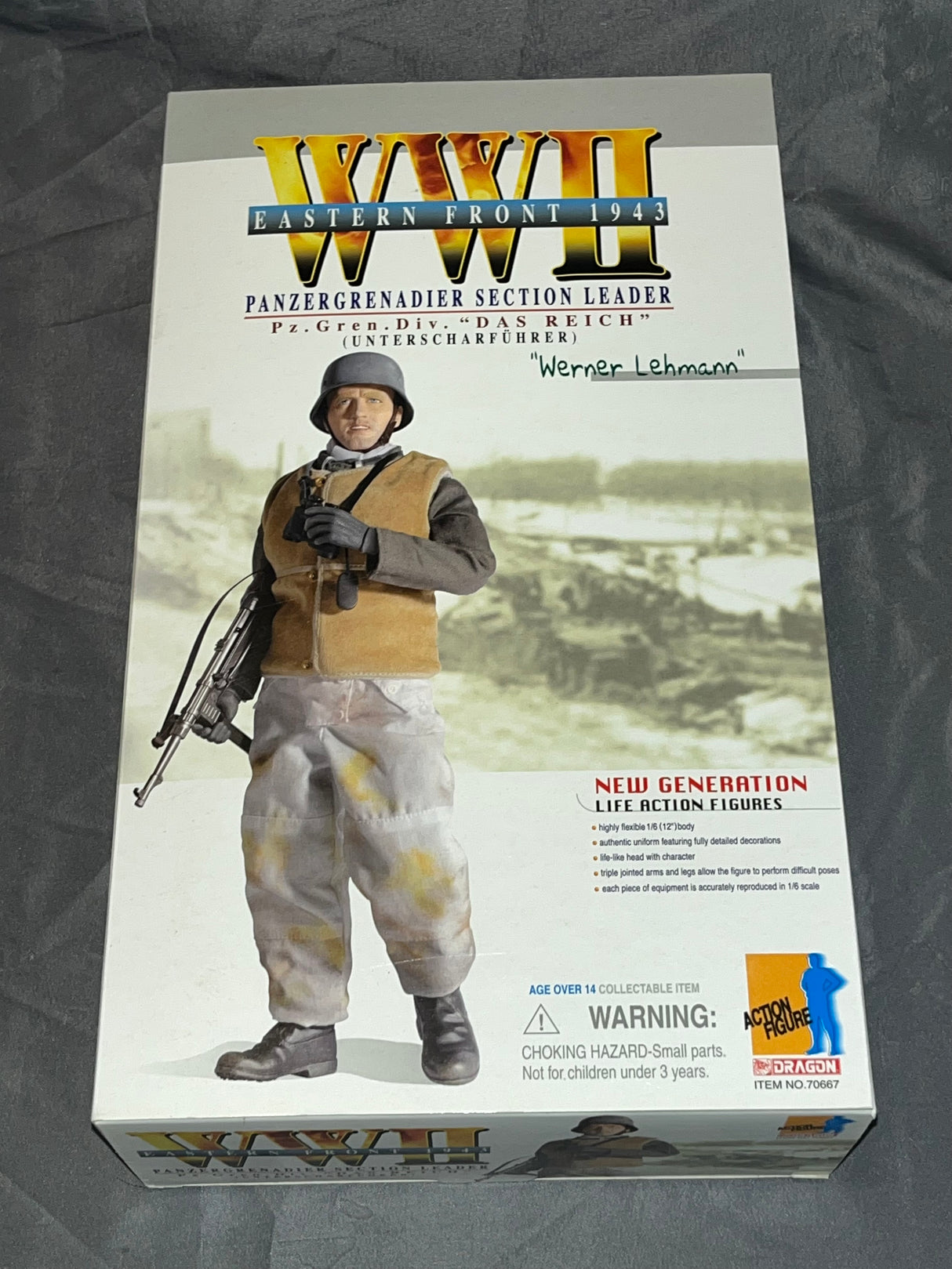 1/6 Scale WWII GERMAN Panzergrenadier Werner Lehmann - NIB Dragon -