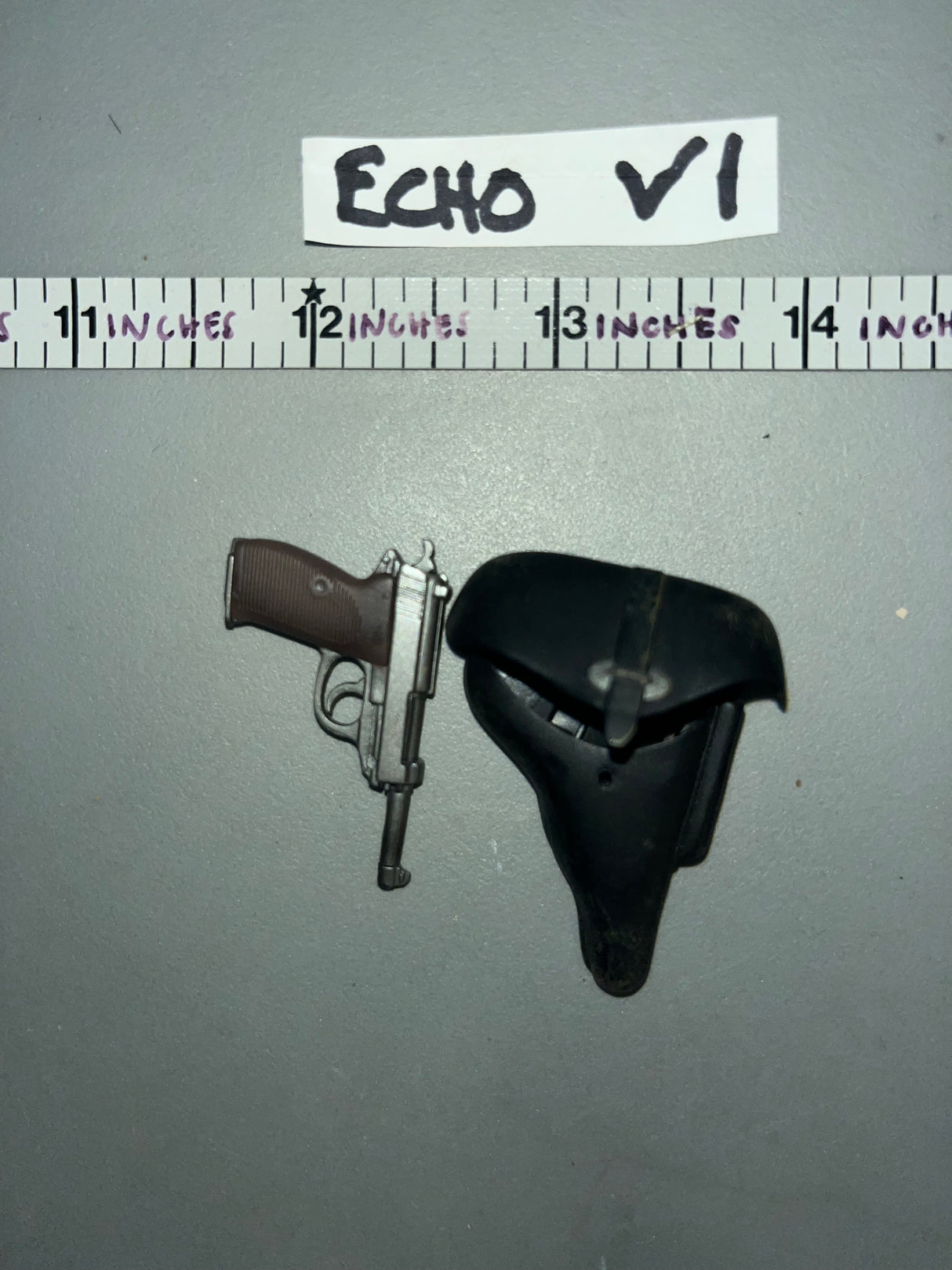 1/6 Scale WWII German Pistol and Holster