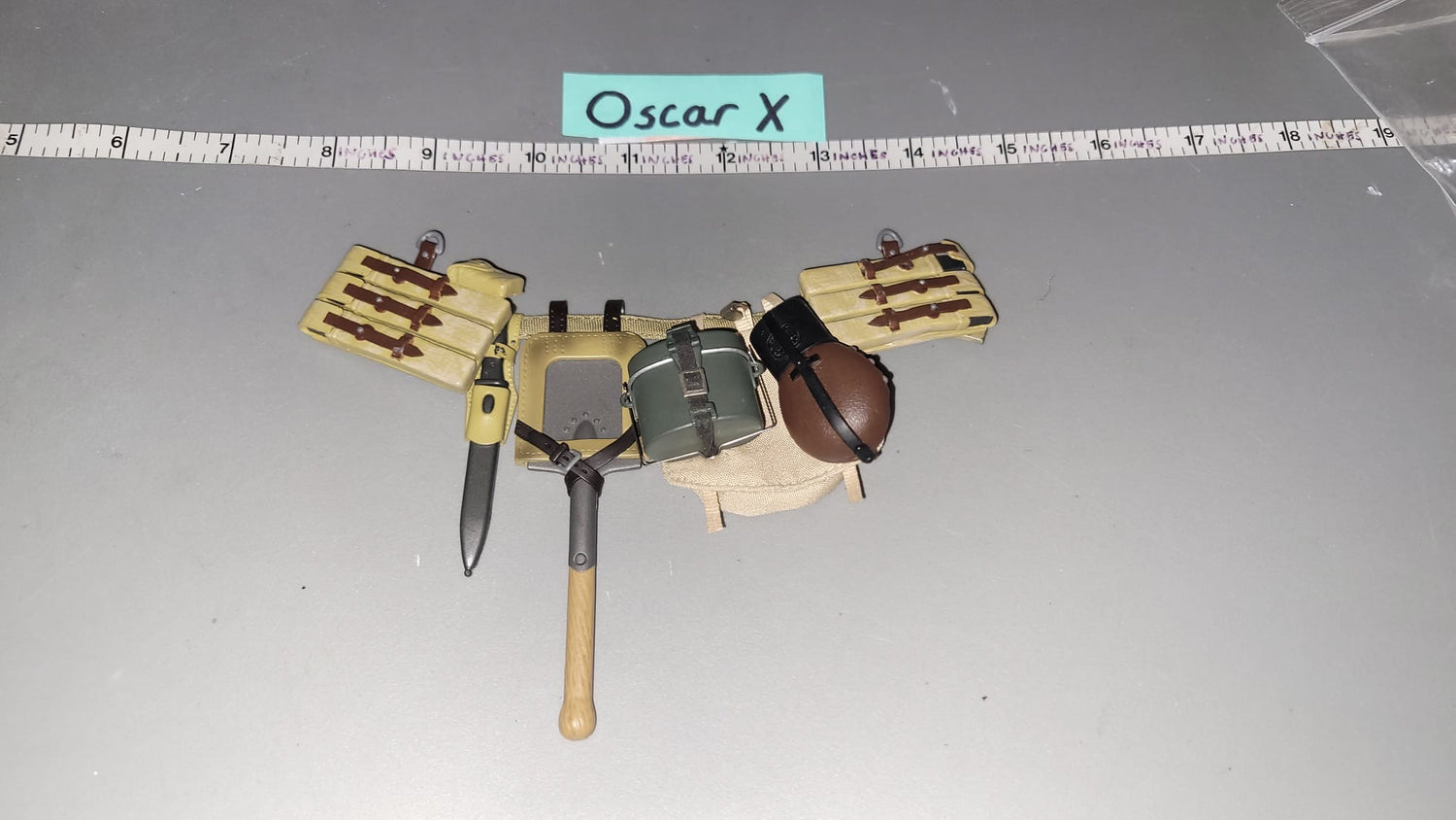 1/6 Scale WWII German Tropical Afrika Korps Field Gear