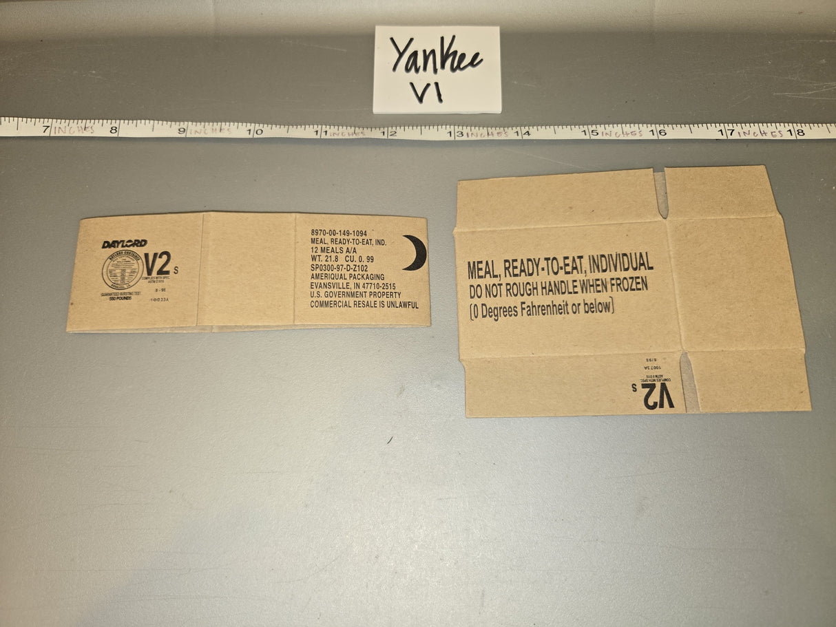 1/6 Scale Modern MRE Ration Box / Case
