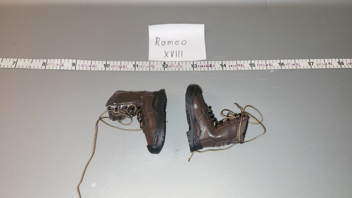 1/6 Scale Modern Era Leather Boots - Flagset Ukrainian