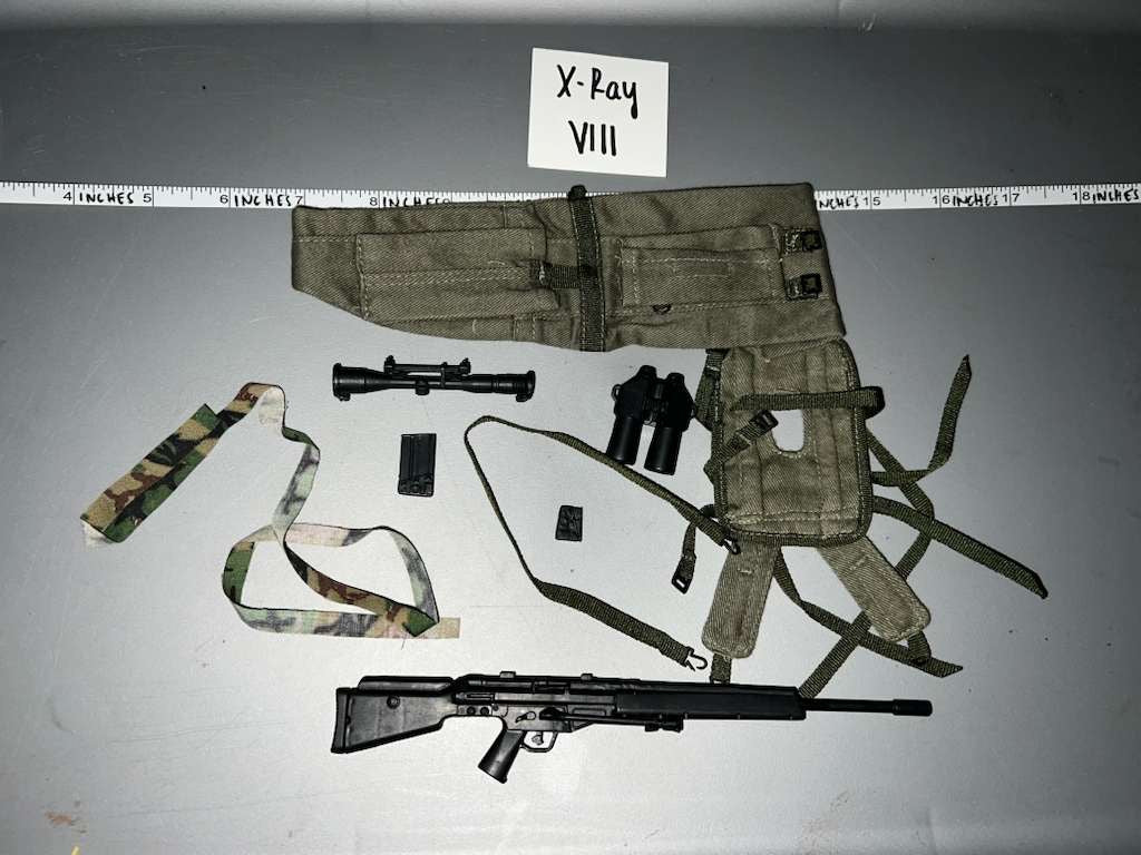 1/6 Scale Modern Sniper Rifle and Bag